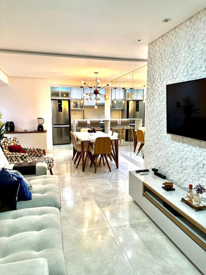 Apartamento Top De Linha Praia Da Enseada Гуаружа Экстерьер фото